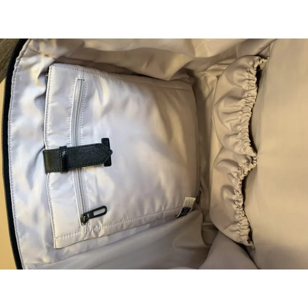 BetaBrand Big Travel Bag Tote Leather Canvas Black Overnight Carry On Backpack - Picture 7 of 9